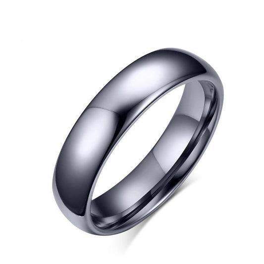 Alessandro Gunmetal Grey Tungsten Carbide Ring